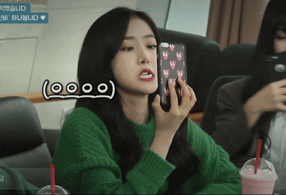 방심한 여자친구 신비.gif | 인스티즈