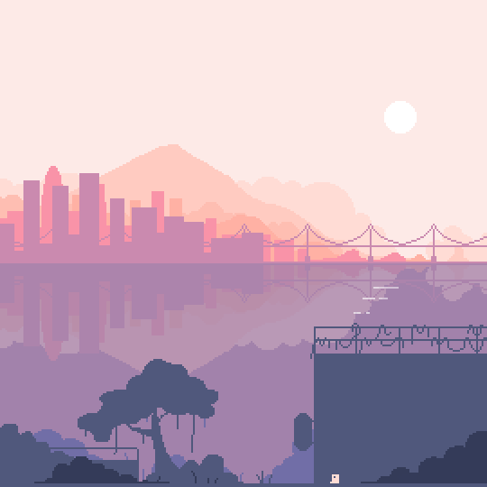 늦은 새벽 도트 감성.gif | 인스티즈