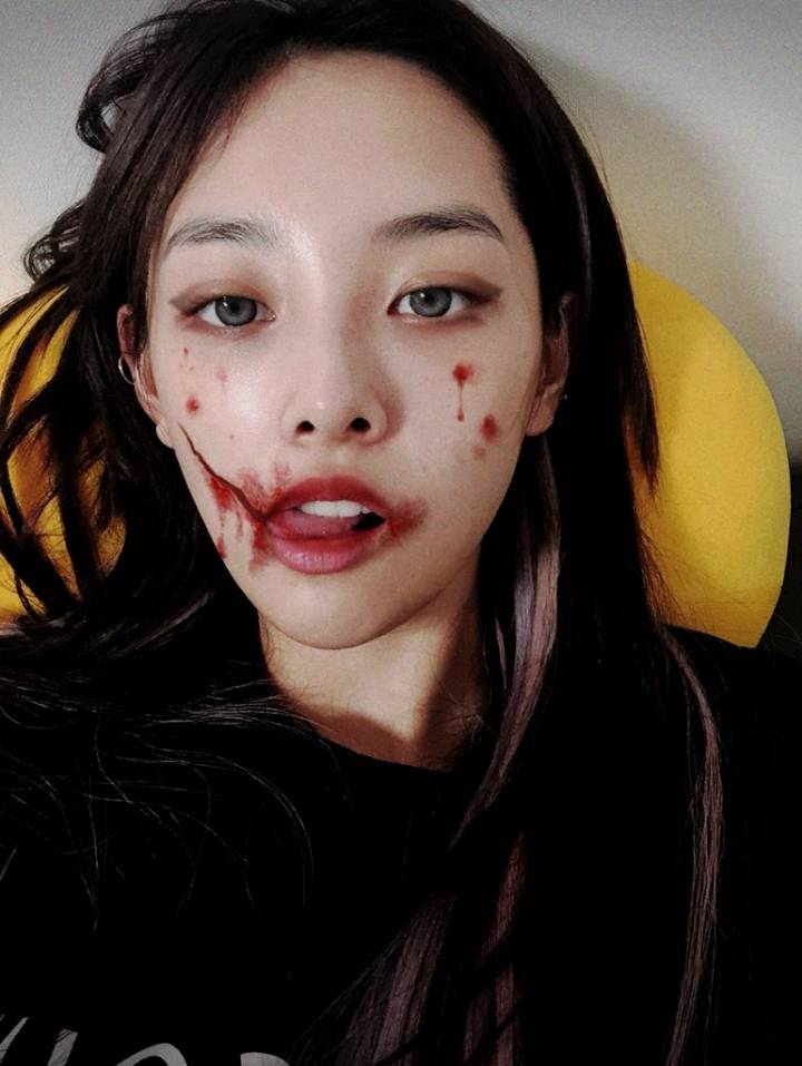 소나무 뉴썬 할로윈 셀카 | 인스티즈