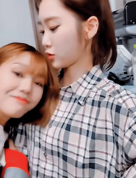 오마이걸 미미&amp;지호.gif | 인스티즈