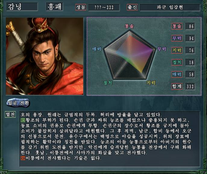 삼국지 인물 14. 감녕(흥패)는 누구인가? | 인스티즈