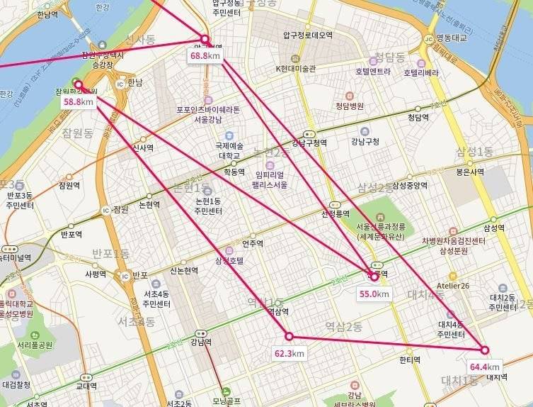 22일 ~ 24일까지의 동선 | 인스티즈