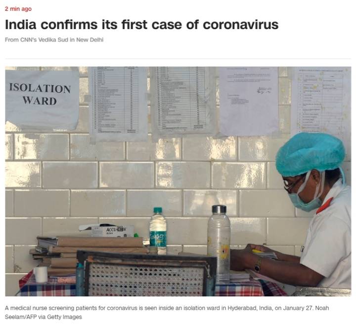 인도 첫 우한폐렴 확진자 최소 800명 이상 접촉 ㄷㄷ | 인스티즈