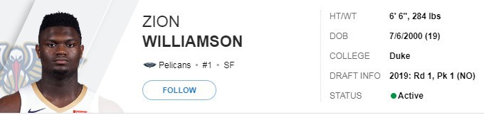 자이온 윌리엄슨 - 24점 6리바 3어시 | 인스티즈