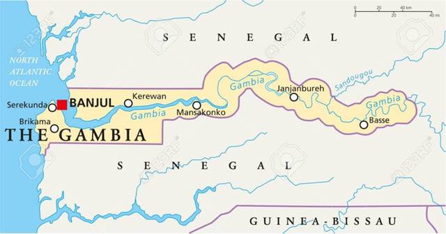 감비아와 세네갈의 이상한 국경 | 인스티즈