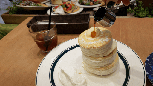 수플레 팬케이크 움짤 gif | 인스티즈