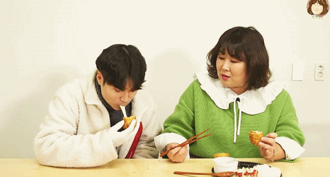 김민경이 직접 만든 치즈 돈까스.gif | 인스티즈