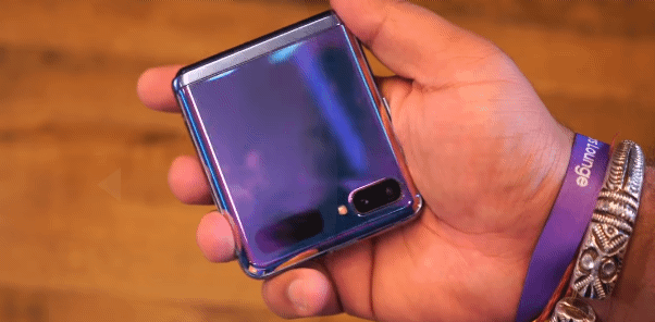 갤럭시 Z 플립 골드/퍼플.gif | 인스티즈