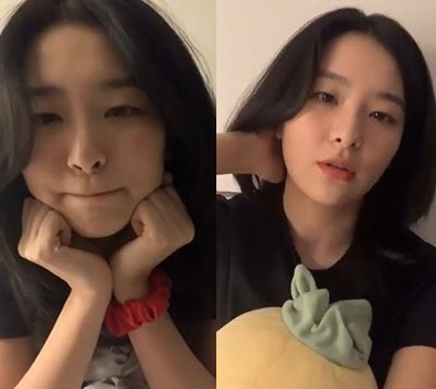 "전화하면 안돼요”…레드벨벳 슬기, 생일 기념 SNS 라이브 중 사생팬 전화에 당혹 | 인스티즈
