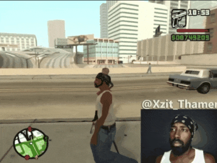 현실 목숨걸고 하는 GTA산안드레아스 스트리머 | 인스티즈