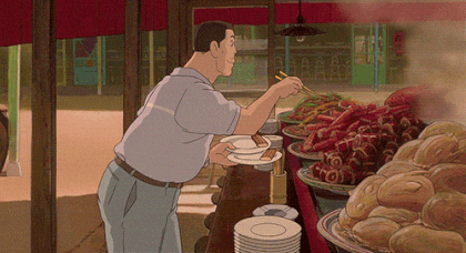 먹어보고 싶었던 만화 속 음식들.gif | 인스티즈