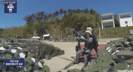 육군의 K-30 비호에 신궁을 추가한 이동식 대공포 - 비호복합.gif | 인스티즈