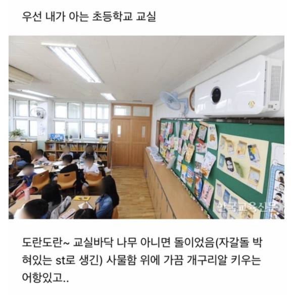 최신 초등학교 교실 리모델링 근황.jpg | 인스티즈