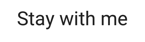 Stay with me 하면 떠오르는 노래는? | 인스티즈