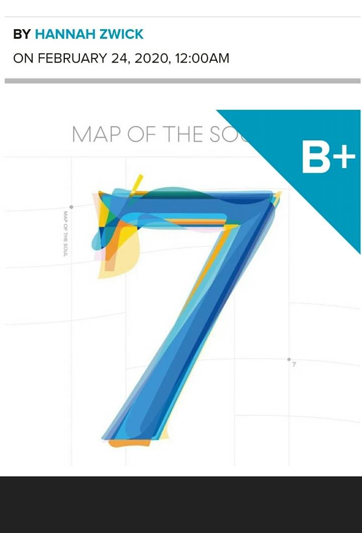 BTS MAP OF THE SOUL : 7 해외평점 모음 | 인스티즈