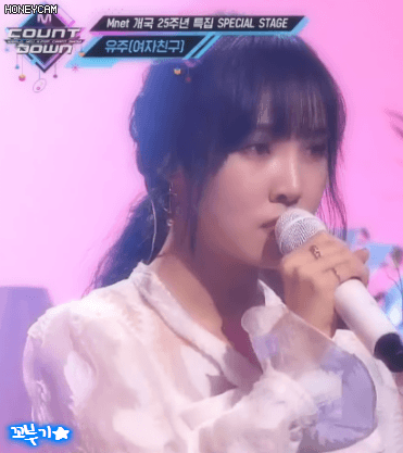 엠카운트다운 여자친구 유주 - 기다리다(원곡 패닉).jpgif | 인스티즈