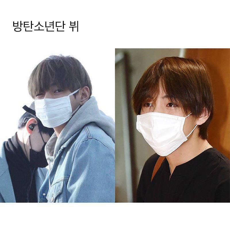 마스크로 체감해보는 연예인들의 얼굴크기.jpg | 인스티즈