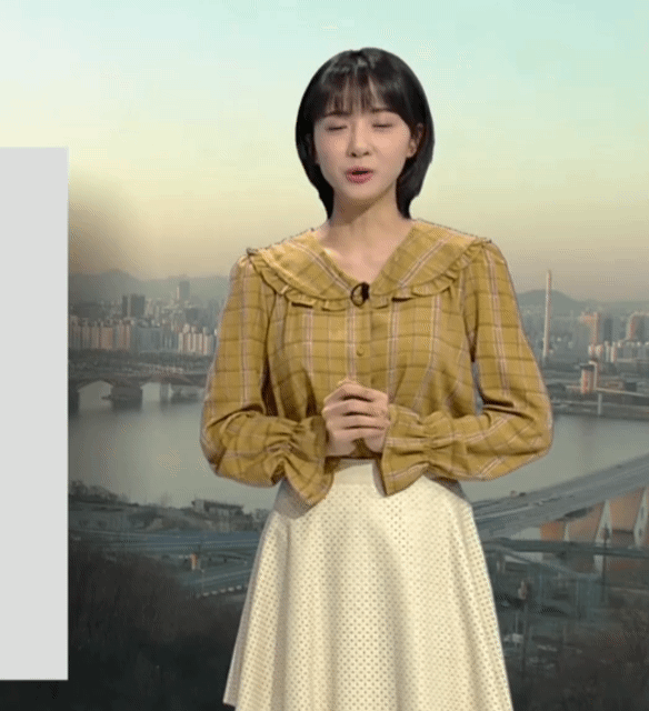 20200316 아침&amp; 김민아 JTBC 기상캐스터 | 인스티즈