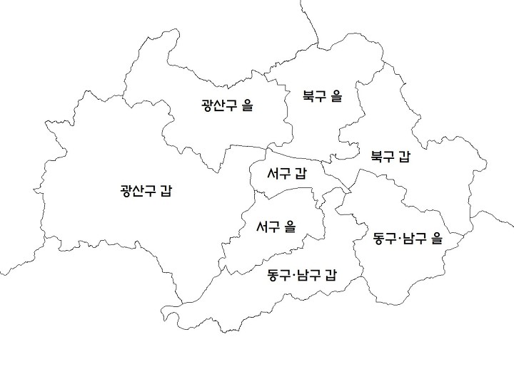 획정된 21대 총선 전국 선거구 지도 | 인스티즈