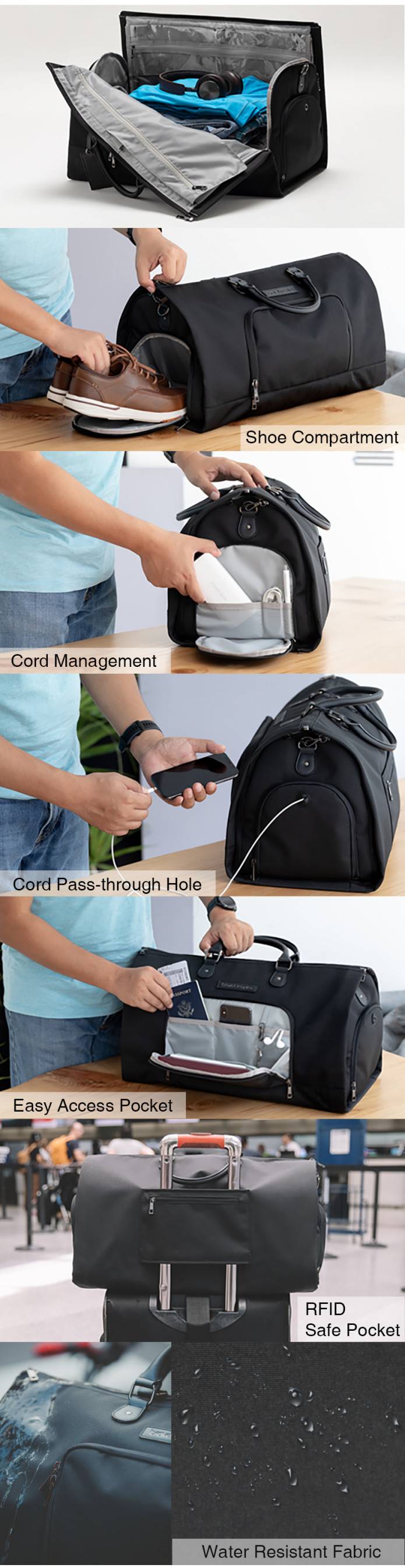 출장다니는 남자를 위한 해외 펀딩가방 | 인스티즈