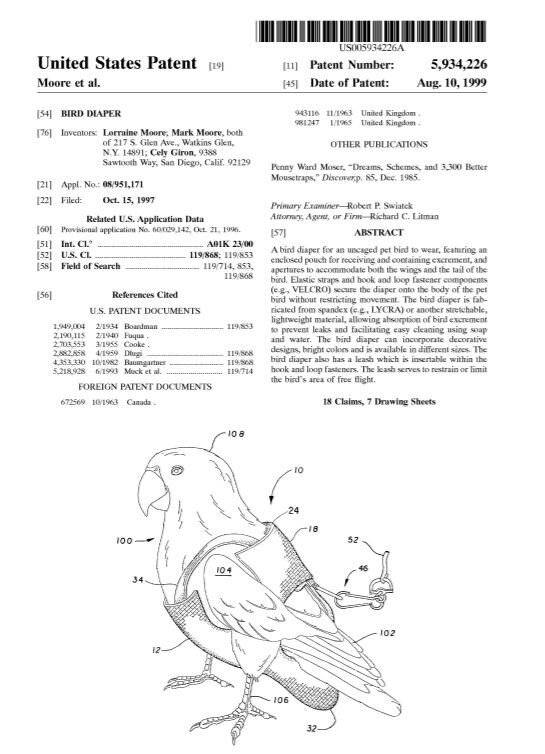 미국의 신기한 (기괴한) 특허 Top 5 | 인스티즈