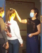 대륙의 철저한 코로나 검사.gif | 인스티즈