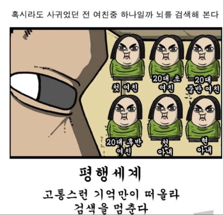 과거의 여친들을 회상하는 조석 | 인스티즈