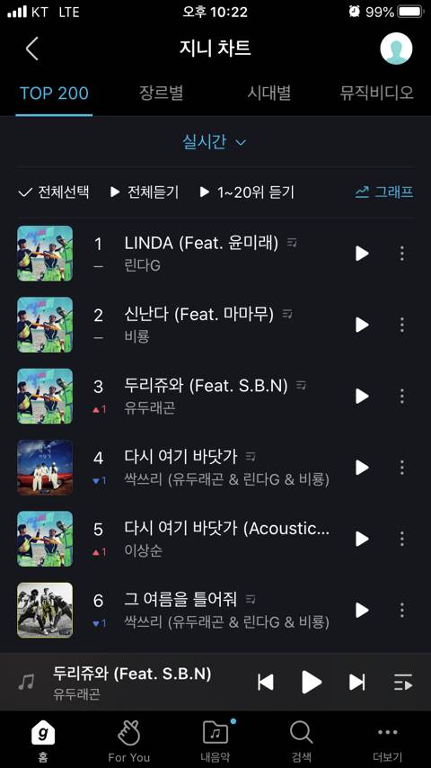 지니 실시간 차트 | 인스티즈