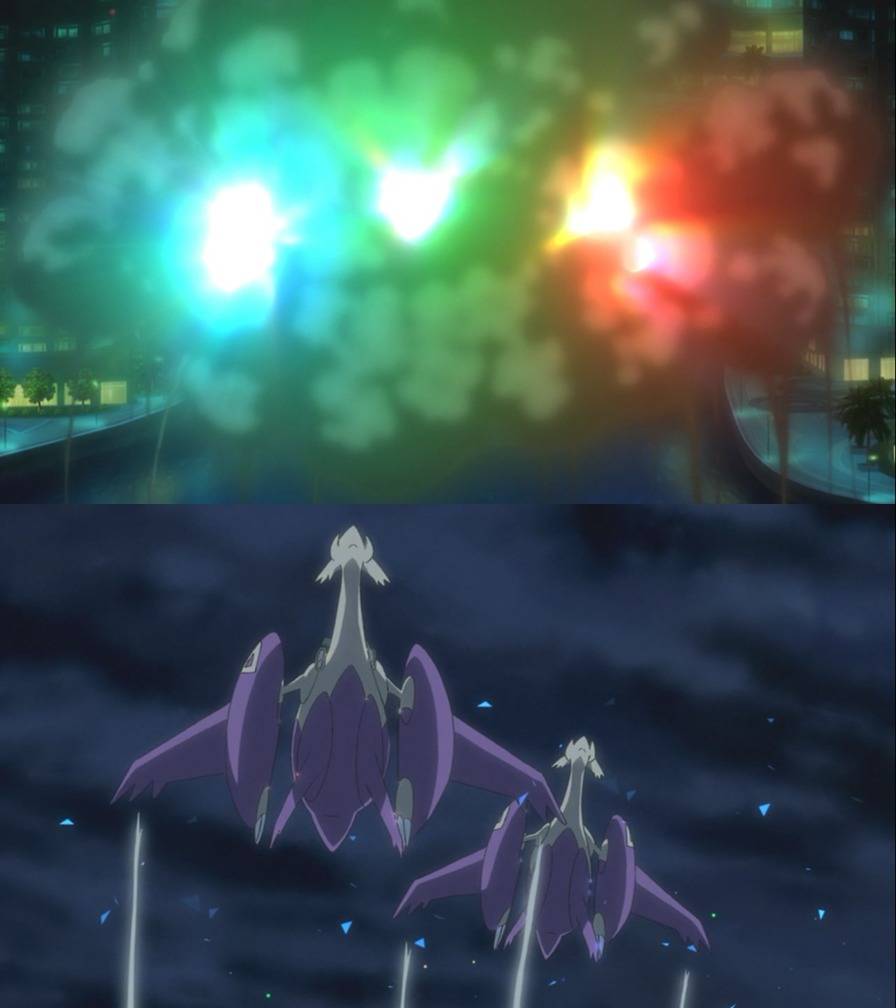 포켓몬스터 전설의 포켓몬 우르르 모여서 패싸움 JPG | 인스티즈