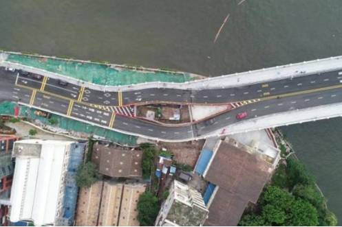 중국에서 알박기 때문에 기형으로 완공된 도로 | 인스티즈