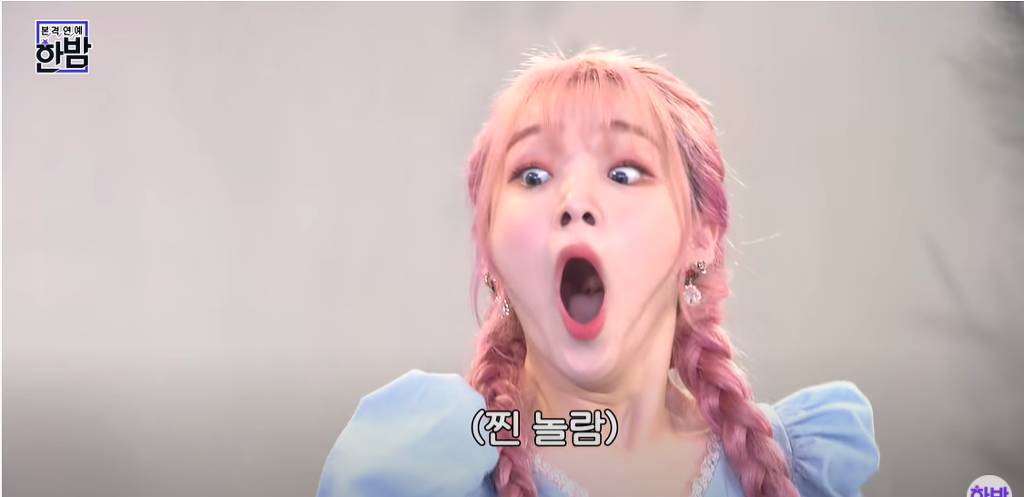 오마이걸 앞에서 바나나알러지원숭이를 틀어주면 나오는 반응.jpg | 인스티즈