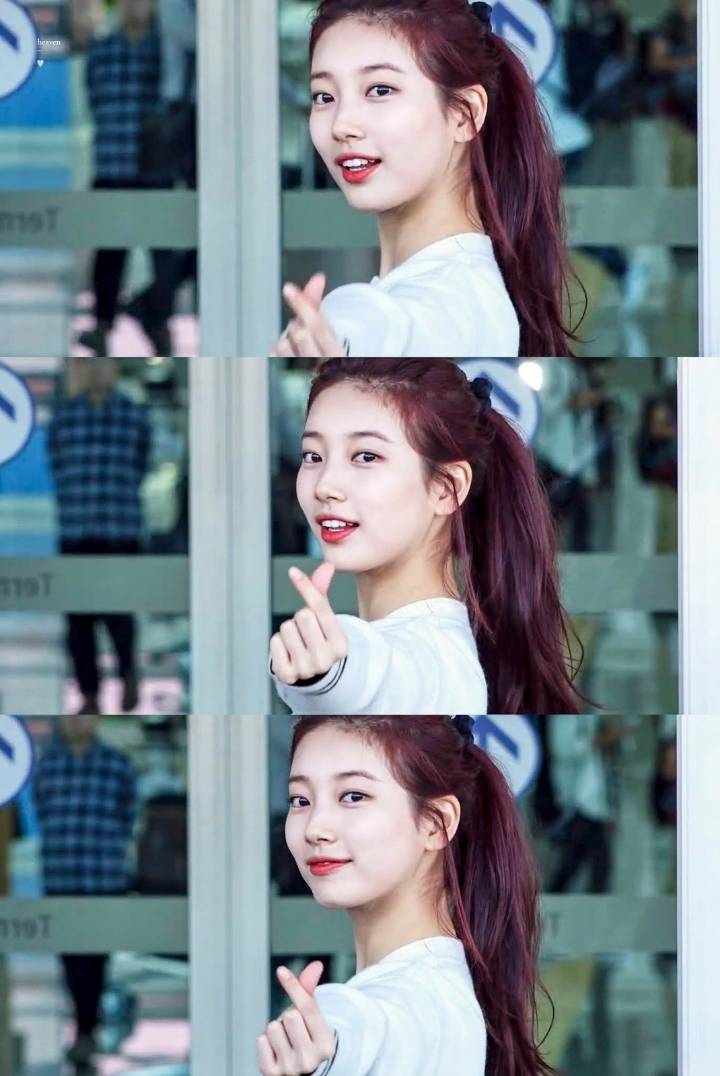 수지가 공항에서 갑자기 머리를 묶은 이유 | 인스티즈
