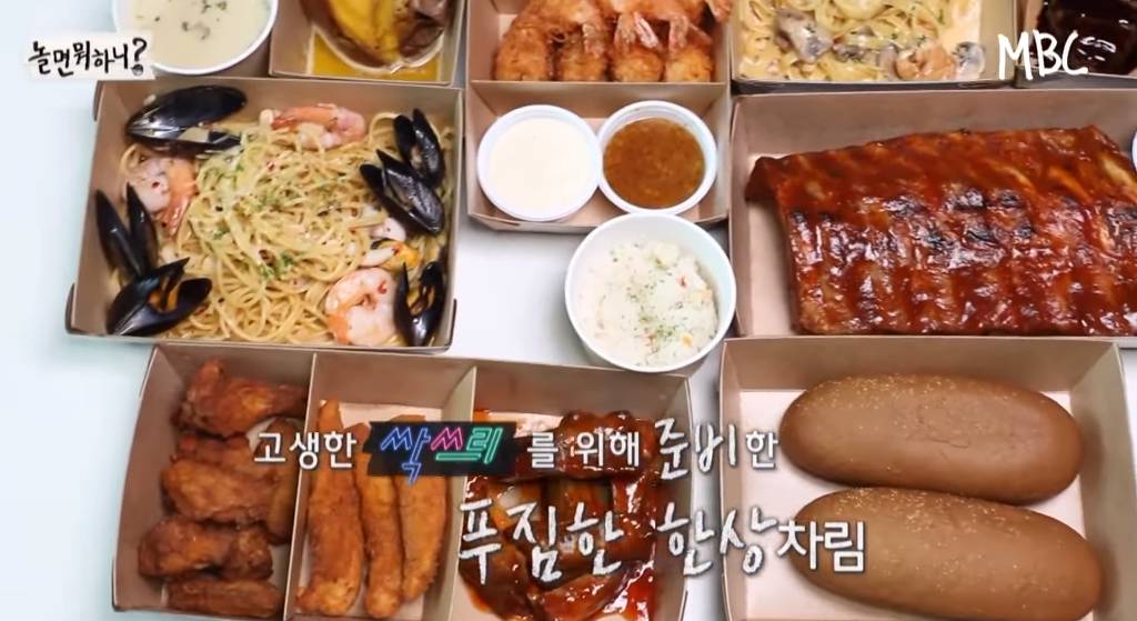 신인치고는 밥을 진수성찬으로 먹는 싹쓰리. JPG | 인스티즈