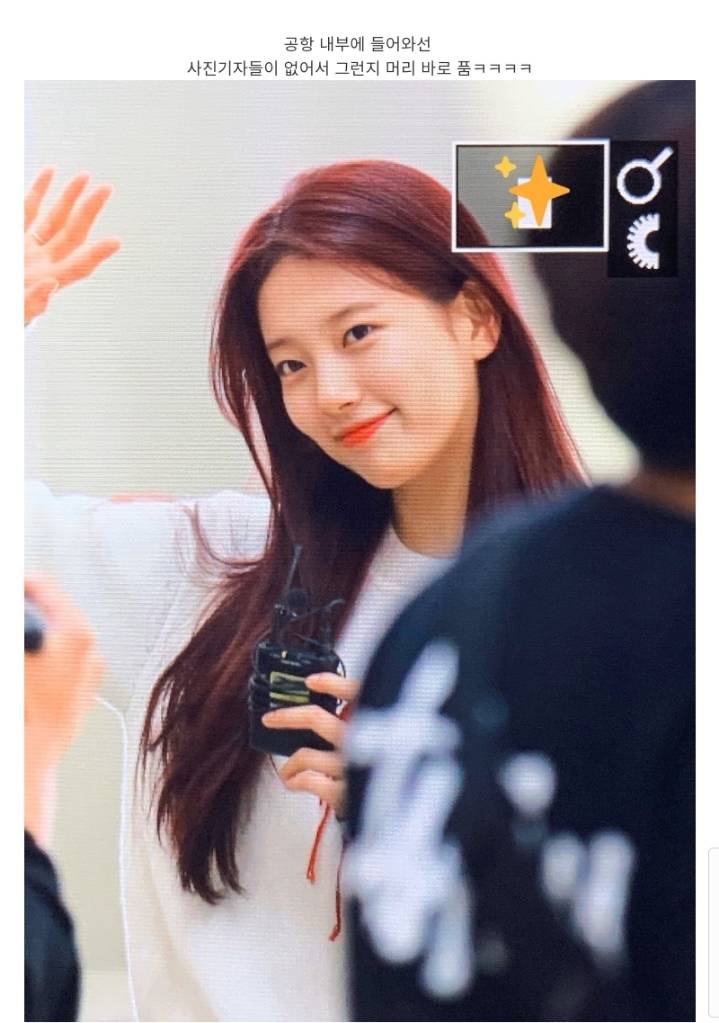 수지가 공항에서 갑자기 머리를 묶은 이유 | 인스티즈