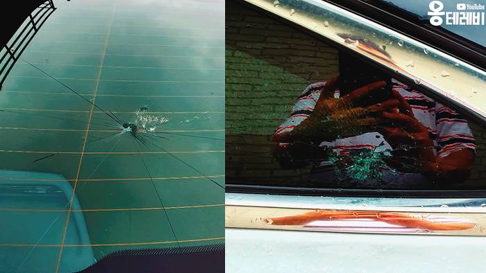 집에 세워둔 자동차 누가 돌로 부셔놔서 빡친 장동민.jpg | 인스티즈