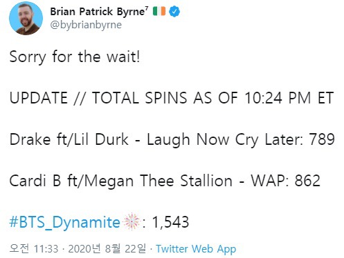 방탄 미국 라디오에서 대박나는중 | 인스티즈