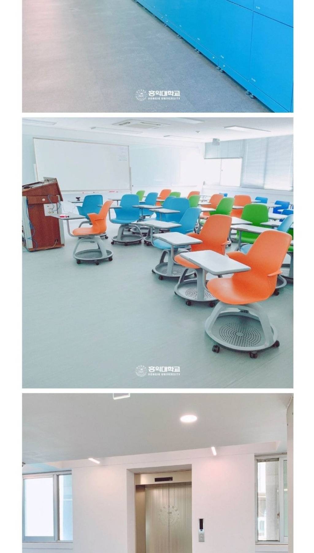 홍익대 새로운 책걸상 근황 | 인스티즈