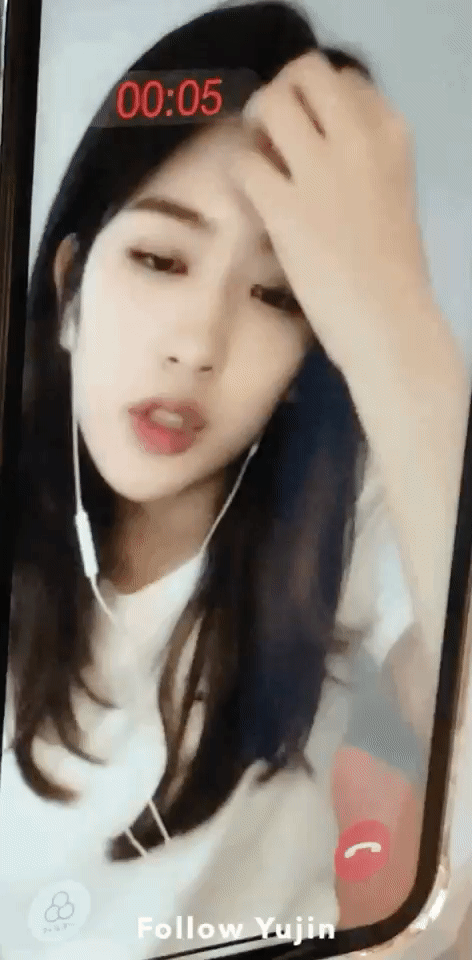 여자아이돌과 영상통화하는 느낌.gif | 인스티즈