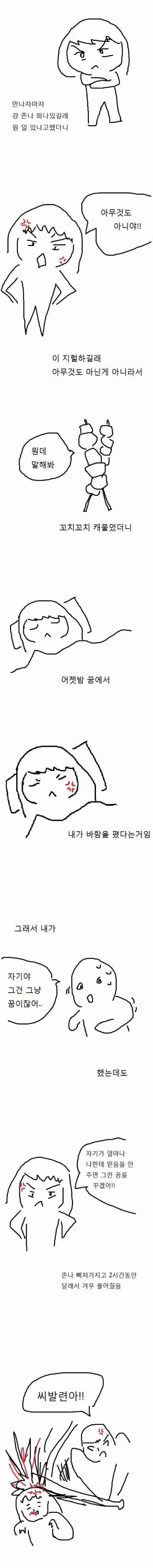 여친이 삐진이유 | 인스티즈