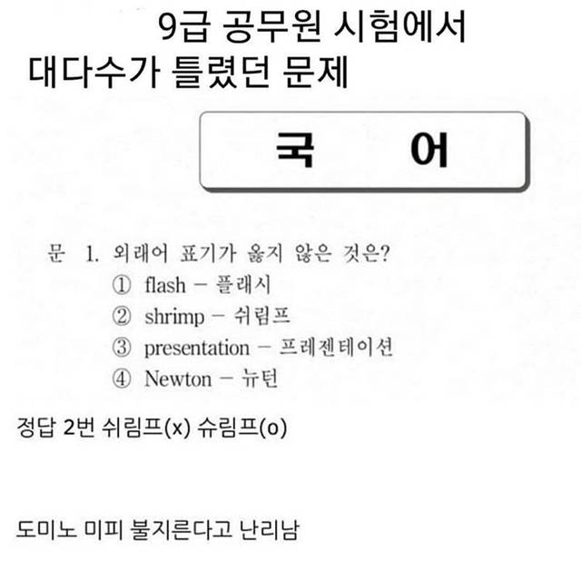 9급 공무원 국어시험에서 높은 오답률을 기록한 문제 | 인스티즈