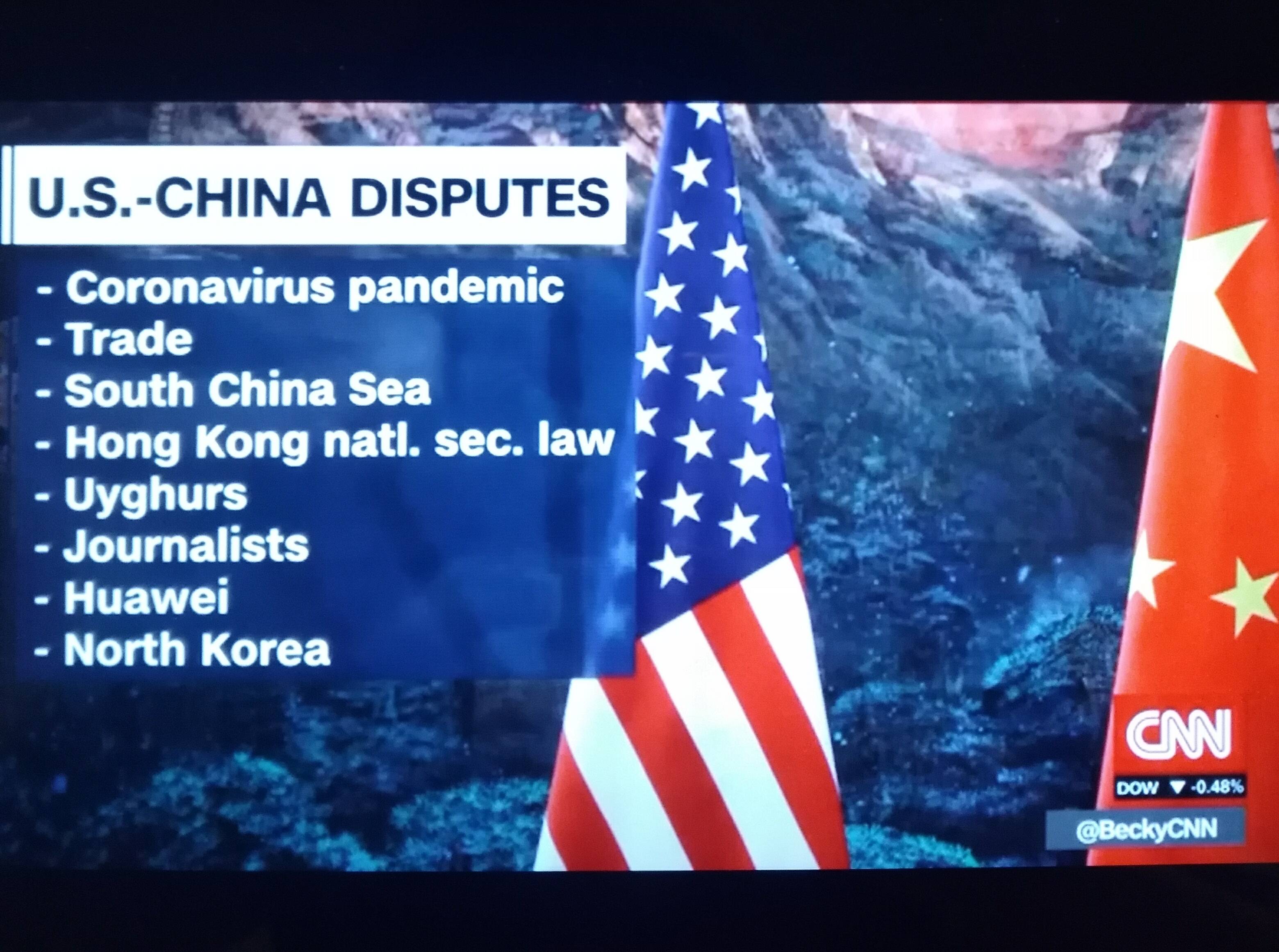 현재 미국이랑 중국이랑 분쟁중인 이슈들의 목록 | 인스티즈