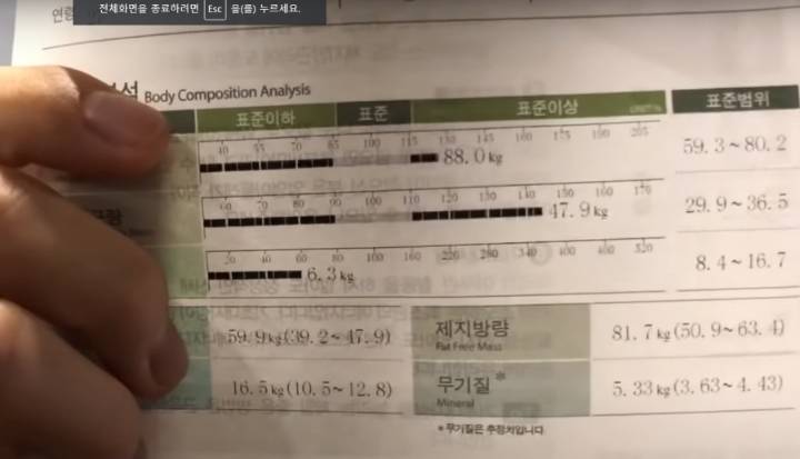 국가대표 윤성빈의 어마무시한 인바디 결과.jpg | 인스티즈