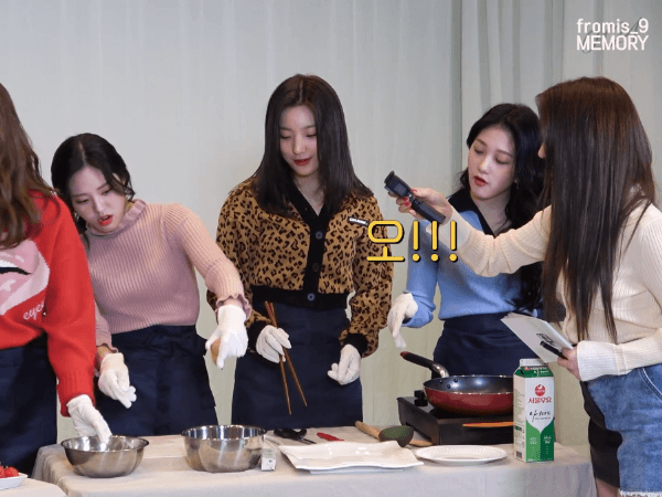 프로미스나인 멤버들의 브런치 만들기 대결 2탄! | 인스티즈