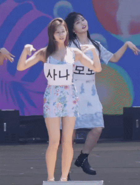 주관적인 사나 최고의 의상.gif | 인스티즈