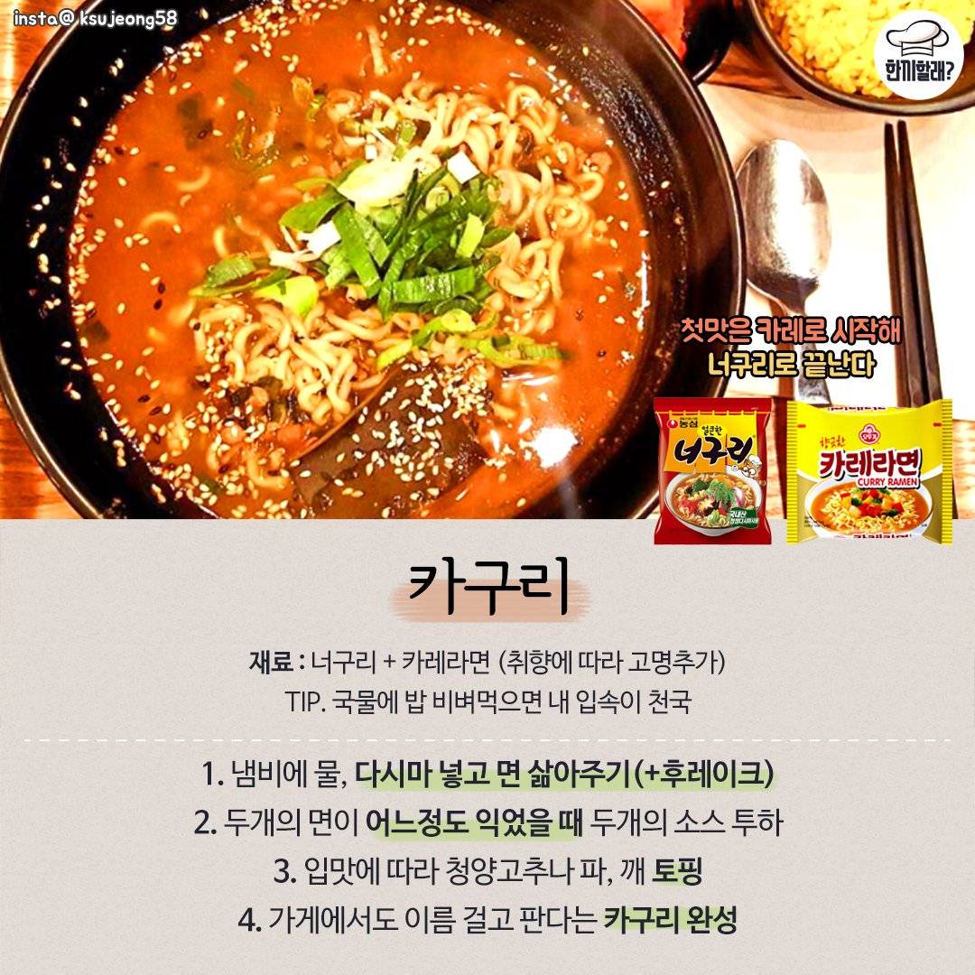 이 중에서 자신이 먹어본 라면 조합은? | 인스티즈