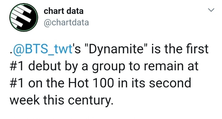 빌보드 Hot100 1위로 데뷔한 그룹중에 2주차에 1위를 유지한 21세기 첫곡 | 인스티즈