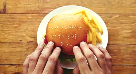 시각장애인들을 위한 햄버거속보 | 인스티즈