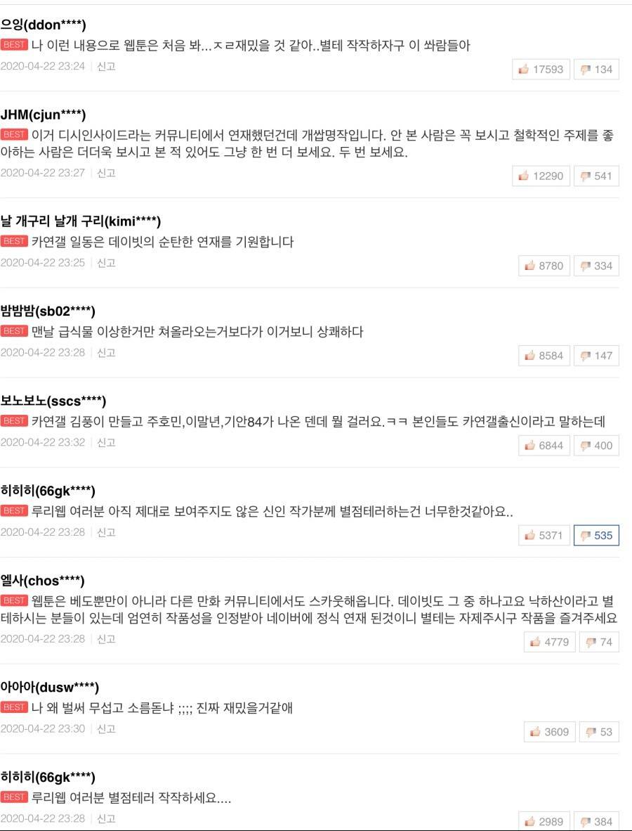 웹툰 작가가 빡친 이유 | 인스티즈