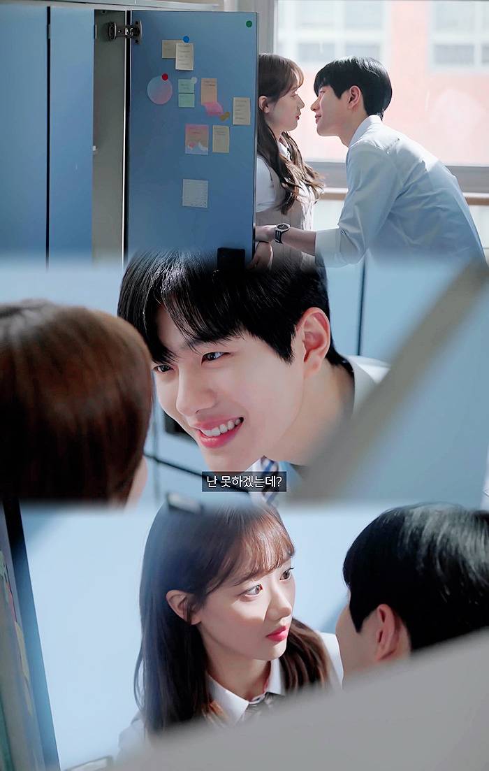 기억해..? 복도에서 떠들다.. 같이 혼나던 우리 둘... 기억 조작이 따로 없는 하이틴 웹드 | 인스티즈