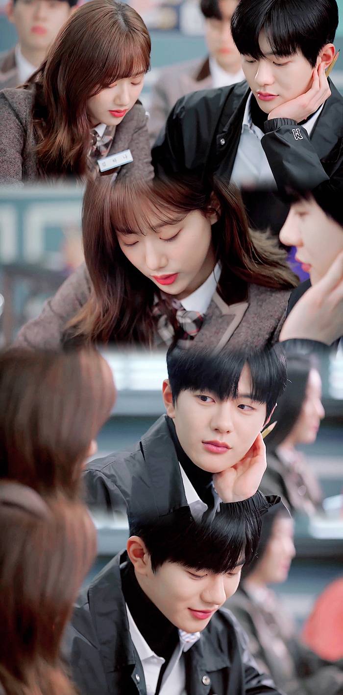 기억해..? 복도에서 떠들다.. 같이 혼나던 우리 둘... 기억 조작이 따로 없는 하이틴 웹드 | 인스티즈